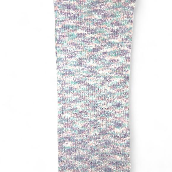 Juicy Couture Pastel Knit Scarf Lilac Pink Blue One Size‎ Y2K Coquette Soft Girl - Picture 7 of 8